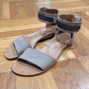 Paul Green Studded Strap Ankle Sandals